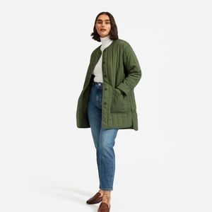 Everlane Green Women’s Cotton Quilted Jacket